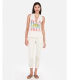 Express Womens Express One Eleven Wild Cactus Graphic Cut-out Tank