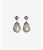 Express Womens Stone Teardrop Earrings
