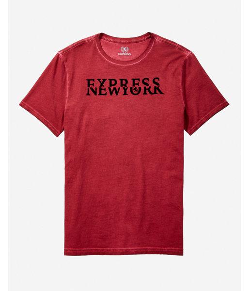 Express Mens Express New York Textured Graphic Tee