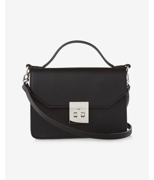Express Womens Mini Turnlock Cross Body Bag