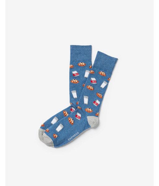 Express Mens Cookies & Milk Print Dress