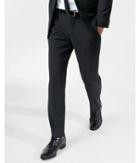 Express Slim Fit Photographer Black Wool Blend Performance Stretch