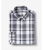 Express Fitted Plaid Button-down Dress Performance