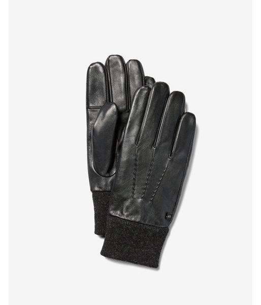 Express Mens Leather Winter Gloves