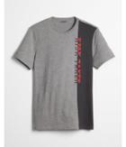 Express Mens Spliced Risk Taker Crew Neck Graphic Tee