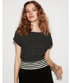 Express Womens Mix Print Short Sleeve Cropped Dolman Tee