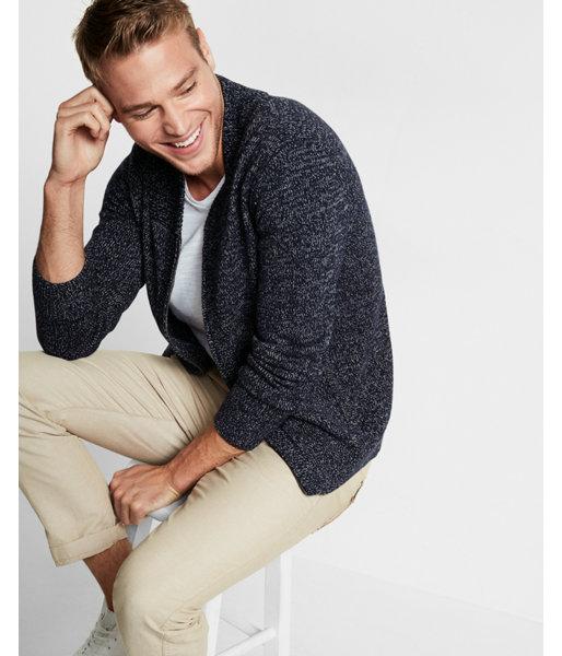 Express High Neck Full Zip Cardigan