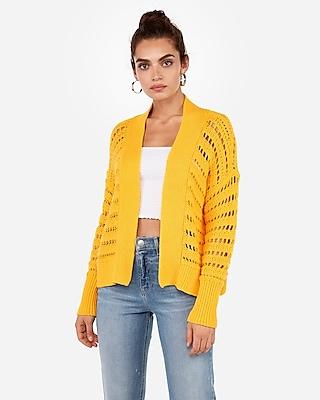 Express Womens Crochet Cardigan