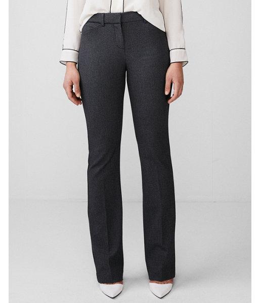 Express Womens Mid Rise Birdseye Barely Boot Publicist Pant
