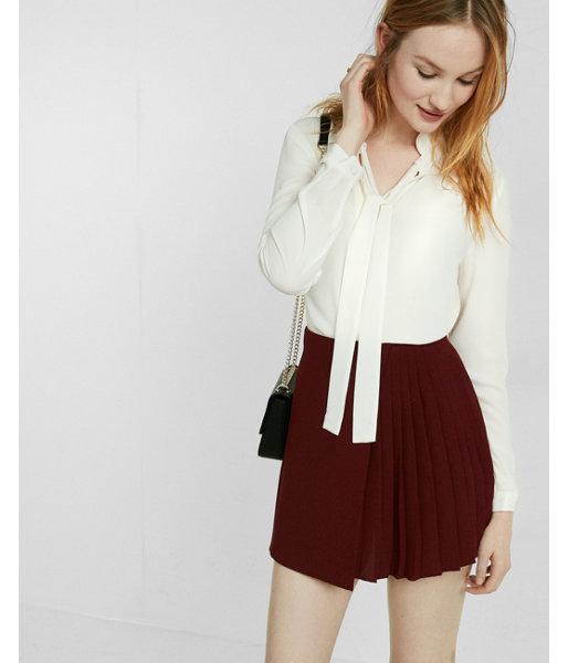 Express Womens Tie-neck