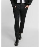 Express Skinny Innovator Black Wool Blend Twill Tuxedo Pant
