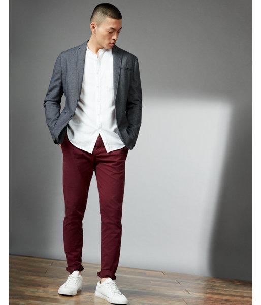 Express Slim Photographer Dobby Blazer