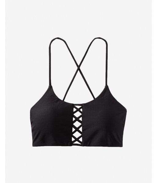 Express Lace-up Crisscross Strap Bikini