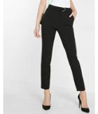 Express Womens Belted Cropped Slim Ankle Pant