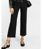 Express Womens Mid Rise Straight Cropped Pants