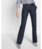 Express Low Rise Notch Back Slim Flare Editor Pant