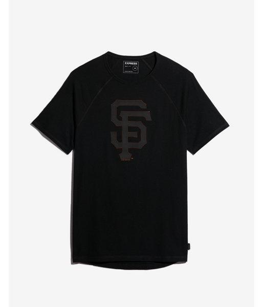 Express Mens San Francisco Giants Raised Graphic Tee