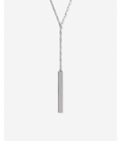 Express Womens Rectangle Pendant Y Necklace