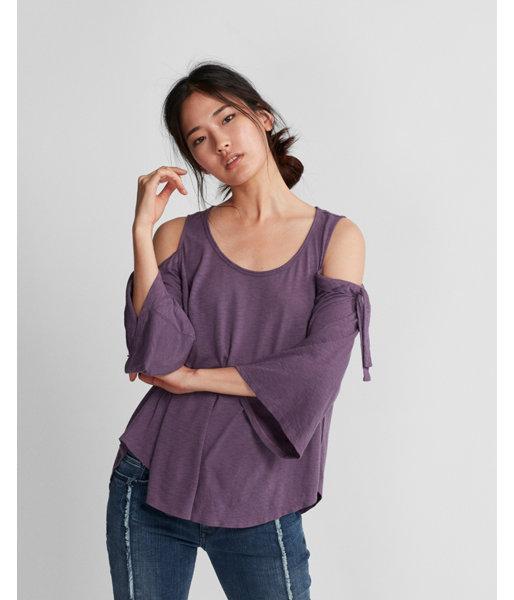 Express Womens Tie Sleeve Cold