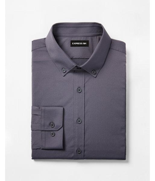 Express Mens Slim Solid Performance Dress