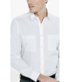 Express Men's Dress Shirts Modern Fit Contrast Collar Dot Print