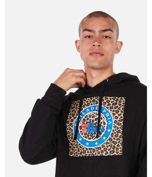 Express Mens Philadelphia 76ers Nba Fleece Hoodie