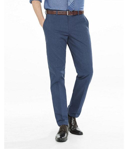 Express Mens Modern Producer Heathered Stretch Dress Pant