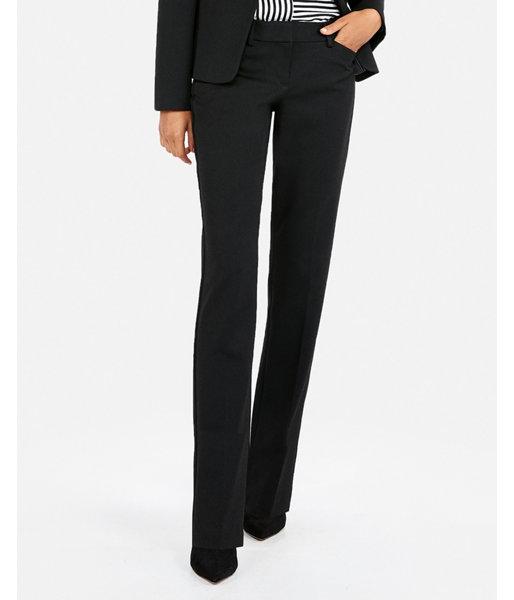 Express Womens Low Rise Straight Leg Editor Pant