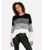 Express Womens Boxy Ombre Pullover