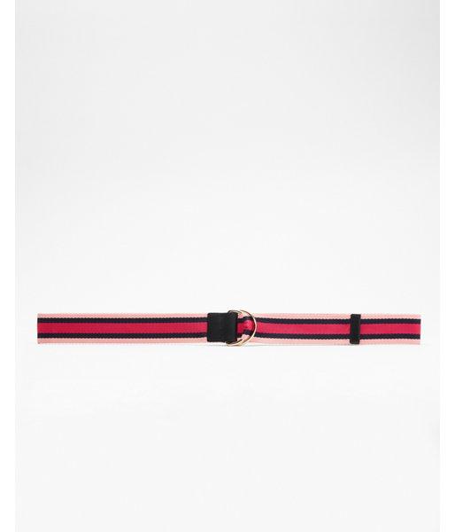 Express Womens Pink D-ring Ribbon Belt