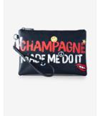 Express Womens Champagne Made Me Do It Wristlet