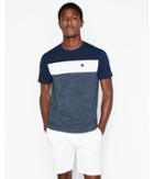 Express Mens Small Lion Color Block Crew Neck Tee