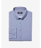 Express Mens Slim Striped Wrinkle-resistant Performance Dress