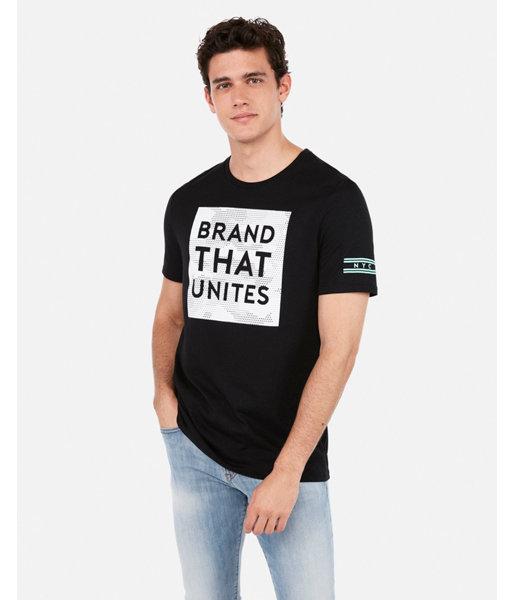 Express Mens Brand That Unites Box Graphic Tee