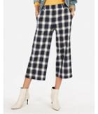 Express Womens High Waisted Wide Leg Cropped Culottes