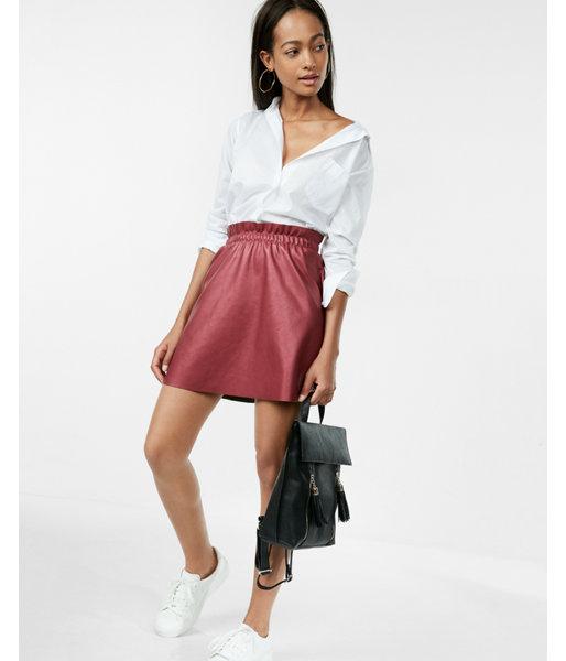 Express High Waisted (minus The) Leather Sash Waist