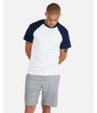 Express Mens Supersoft Crew Neck Stretch Baseball Tee