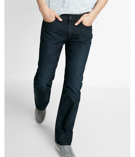 Express Classic Fit Boot Leg Dark Wash Jeans