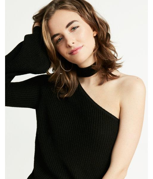 Express Womens One Shoulder Choker