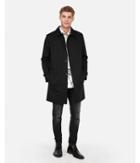 Express Mens Water-resistant Tech Trench Coat