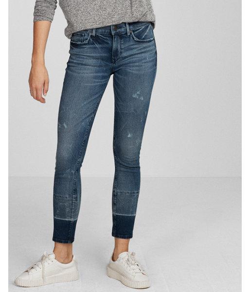 Express Mid Rise Eco-friendly Stretch Ankle Jean