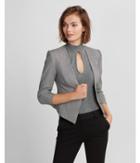 Express Womens Micro Print Cutaway Jacket