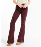 Express Womens High Waisted Corduory Bell Flare Pants