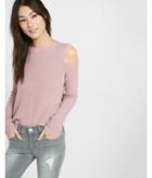 Express Womens Cold Shoulder Pullover