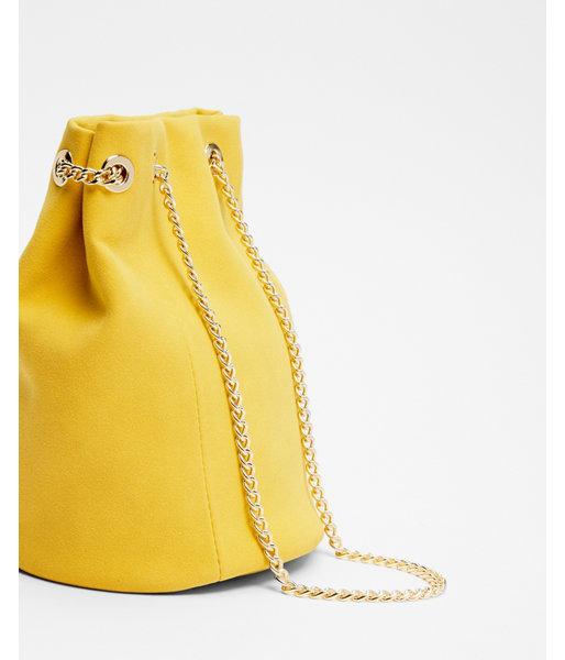 Express Womens Chain Handle Bucket Bag