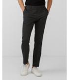 Express Mens Classic Dark Charcoal Plaid Dress Pant