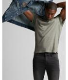 Express Speckled V-neck Tee