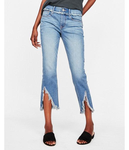 Express Womens Mid Rise Original Cropped