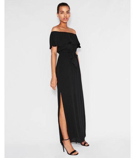 Express Womens Off The Shoulder Tie Waist