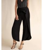 Express Womens High Waisted Front Knot Cropped Pant